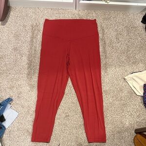 Aerie Offline Red 7/8 Leggings